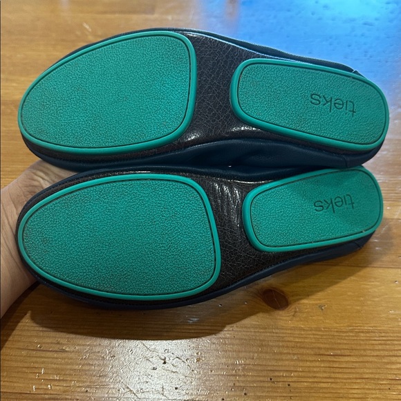 Tieks  by Gavrieli  Chic Blue Leather Ballet Flats size 7 - Picture 7 of 9